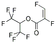 HEXAFLUOROISOPROPYL 2,3-DIFLUOROACRYLATE 结构式