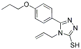 4-ALLYL-5-(4-PROPOXYPHENYL)-4H-1,2,4-TRIAZOLE-3-THIOL 结构式