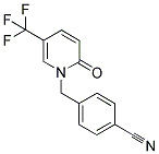 1-(4-CYANOBENZYL)-5-(TRIFLUOROMETHYL)-2-PYRIDONE 结构式