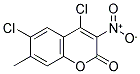 4,6-DICHLORO-7-METHYL-3-NITROCOUMARIN 结构式