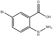 5-BROMO-2-HYDRAZINOBENZOIC ACID 结构式