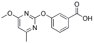 3-[(4-METHOXY-6-METHYLPYRIMIDIN-2-YL)OXY]BENZOIC ACID 结构式