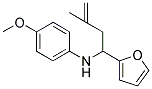 (1-FURAN-2-YL-3-METHYL-BUT-3-ENYL)-(4-METHOXY-PHENYL)-AMINE 结构式