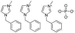 1-BENZYL-3-METHYLIMIDAZOLIUM PHOSPHATE 结构式