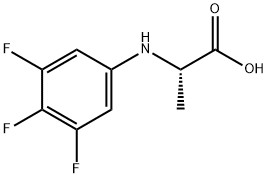 (3,4,5-三氟苯基)-L-丙氨酸 结构式