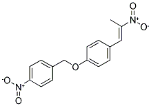 1-(4-(P-NITROBENZYLOXY)PHENYL)-2-NITROPROPENE 结构式