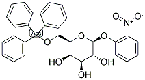 O-NITROPHENYL 6-TRIPHENYLMETHYL-BETA-D-GALACTOPYRANOSIDE 结构式