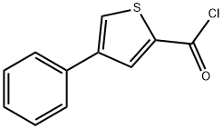 4-PHENYLTHIOPHENE-2-CARBONYL CHLORIDE 结构式