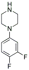 1-(3,4-DIFLUOROPHENYL)PIPERAZINE 结构式