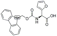 (S)-[(9H-FLUOREN-9-YLMETHOXYCARBONYLAMINO)]-FURAN-2-YL-ACETIC ACID 结构式