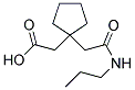 (1-PROPYLCARBAMOYLMETHYL-CYCLOPENTYL)-ACETIC ACID 结构式