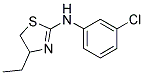 (3-CHLORO-PHENYL)-(4-ETHYL-4,5-DIHYDRO-THIAZOL-2-YL)-AMINE 结构式