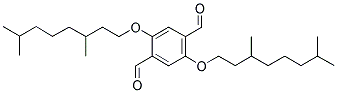 2,5-BIS(3,7-DIMETHYLOCTYLOXY)TEREPHTHALALDEHYDE 结构式