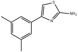 4-(3,5-二甲基苯基)噻唑-2(3H)-亚胺 结构式