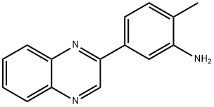 2-METHYL-5-QUINOXALIN-2-YL-PHENYLAMINE 结构式