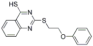 2-[(2-PHENOXYETHYL)THIO]QUINAZOLINE-4-THIOL 结构式