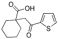 1-(2-OXO-2-THIEN-2-YLETHYL)CYCLOHEXANECARBOXYLIC ACID 结构式