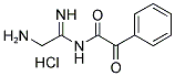 N-BENZOYLCARBONYLAMINOACETAMIDINE, HYDROCHLORIDE 结构式