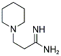 1-PIPERIDINEPROPANIMIDAMIDE 结构式