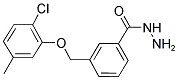3-(2-CHLORO-5-METHYL-PHENOXYMETHYL)-BENZOIC ACID HYDRAZIDE 结构式