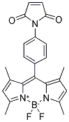 4,4-DIFLUORO-1,3,5,7-TETRAMETHYL-8-(4-MALEIMIDYLPHENYL)-4-BORA-3A,4A-DIAZA-S-INDACENE 结构式