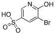 5-溴-6-羟基-3-吡啶磺酸 结构式