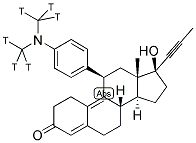 MIFEPRISTONE, [N-METHYL-3H] 结构式