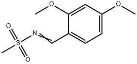 N-(2,4-DIMETHOXY-BENZYLIDENE)-METHANESULFONAMIDE 结构式