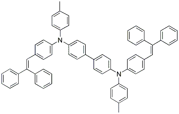 N,N'-BIS(4-(2,2-DIPHENYLETHEN-1-YL)PHENYL)-N,N'-BIS(4-METHYLPHENYL)BENZIDINE 结构式