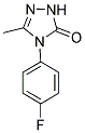 4-(4-Fluorophenyl)-5-methyl-2,4-dihydro-3H-1,2,4-triazol-3-one 结构式