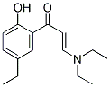 (E)-3-(DIETHYLAMINO)-1-(5-ETHYL-2-HYDROXYPHENYL)PROP-2-EN-1-ONE 结构式