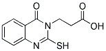 3-(2-MERCAPTO-4-OXOQUINAZOLIN-3(4H)-YL)PROPANOIC ACID 结构式