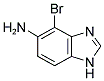 5-AMINO-4-BROMO-BENZIMIDAZOLE 结构式