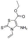 ETHYL 4-AMINO-2-THIOXO-3-VINYL-2,3-DIHYDRO-1,3-THIAZOLE-5-CARBOXYLATE 结构式