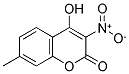 4-HYDROXY-7-METHYL-3-NITROCOUMARIN 结构式