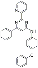 (4-PHENOXY-PHENYL)-(6-PHENYL-2-PYRIDIN-2-YL-PYRIMIDIN-4-YL)-AMINE 结构式