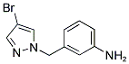 3-(4-BROMO-PYRAZOL-1-YLMETHYL)-PHENYLAMINE 结构式