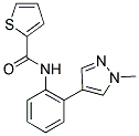 N-[2-(1-METHYL-1H-PYRAZOL-4-YL)PHENYL]THIOPHENE-2-CARBOXAMIDE 结构式