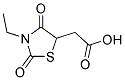 (3-ETHYL-2,4-DIOXO-THIAZOLIDIN-5-YL)-ACETIC ACID 结构式