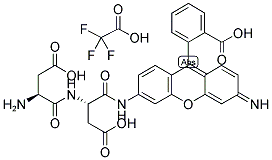 (L-ASP)2 RHODAMINE 110 TFA 结构式