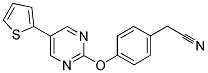 (4-[(5-THIEN-2-YLPYRIMIDIN-2-YL)OXY]PHENYL)ACETONITRILE 结构式