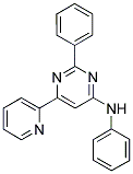 N,2-DIPHENYL-6-PYRIDIN-2-YLPYRIMIDIN-4-AMINE 结构式