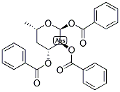 1,2,3-TRI-O-BENZOYL-4-DEOXY-A-L-FUCOPYRANOSE 结构式