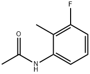 N-(3-氟-2-甲基苯基)乙酰胺 结构式