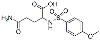 4-CARBAMOYL-2-(4-METHOXY-BENZENESULFONYLAMINO)-BUTYRIC ACID 结构式