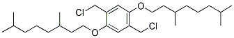 2,5-BIS(CHLOROMETHYL)-1,4-BIS(3',7'-DIMETHYLOCTYLOXY)BENZENE 结构式