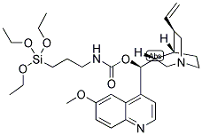 N-TRIETHOXYSILYLPROPYL-O-QUININEURETHANE 结构式