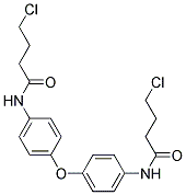 4-CHLORO-N-(4-[4-(4-CHLORO-BUTYRYLAMINO)-PHENOXY]-PHENYL)-BUTYRAMIDE 结构式