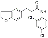 N-(2,4-DICHLOROPHENYL)-3-(2,3-DIHYDROBENZOFURAN-5-YL)PROPANAMIDE 结构式