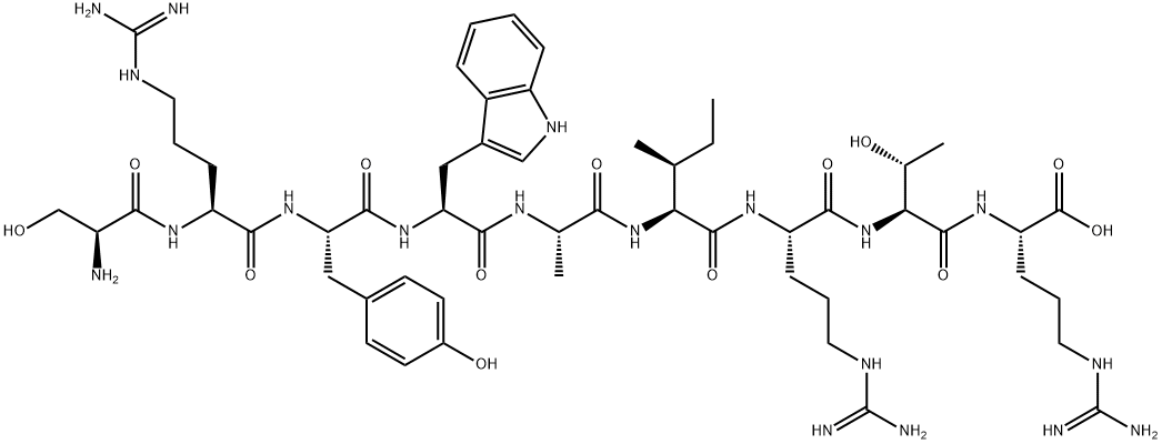 化合物CEF8, INFLUENZA VIRUS NP 383-391 结构式